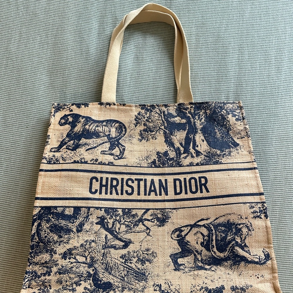 Christian Dior Riveria canvas tote bag